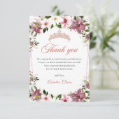 キンセエレガントーニェラフローラ蝶 サンキューカード (スタンド正面)