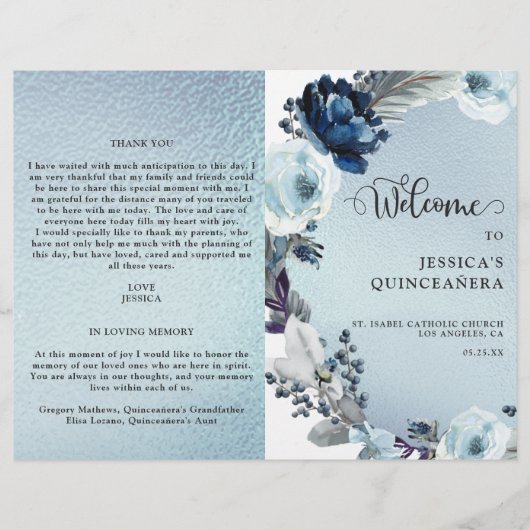 キンセエレガントーニェラ光ブルーフォイルプログラム (正面)