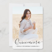 キンセスタイリッシューニェラ台本2写真15誕生日 招待状 (正面)