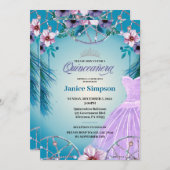 キンセスペインのーニェラ羽毛ドリームキャッチャーInvitati 招待状 (正面/裏面)