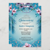 キンセスペインのーニェラ羽毛捕手 招待状 (正面/裏面)