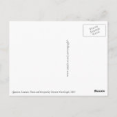 キンセスレモンズピアーズブバイヴァンゴッホ ポストカード (裏面)