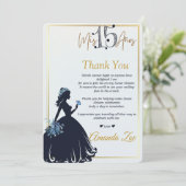 キンセニアの感謝カード 招待状 (スタンド正面)