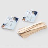 キンセニアニャ 15歳 15 ロイヤルブルー 花柄 チャロ パドリーノ ハンドファン (組立なし)