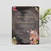 キンセニア/スイート16 馬デザインの招待状 招待状 (スタンド正面)