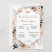 キンセネラ招待状インボスペインのホフローラル 招待状 (正面)