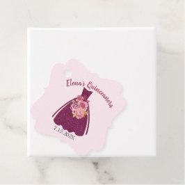 キンセモダンネラグリッターガウン フェイバータグ