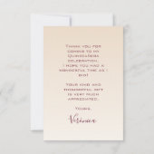 キンセモダンーニェラ・ミンスサンキューカード サンキューカード (裏面)