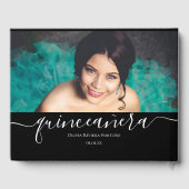 キンセモダンーニラカスタムパーティーフォトクインスアニョス ゲストブック (裏面)