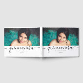 キンセモダンーニラカスタムパーティーフォトクインスアニョス ゲストブック (全面)