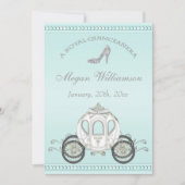 キンセ王室のニェラプリンセスコーチ&スパークルヒール 招待状 (正面)