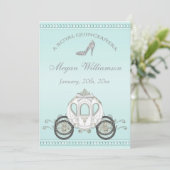 キンセ王室のニェラプリンセスコーチ&スパークルヒール 招待状 (スタンド正面)