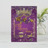 キンセ王室のーニェラとスウィート16パーティの招待状 招待状 (スタンド正面)