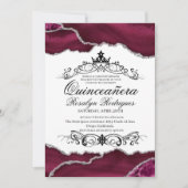 キンセ王室のーニェラピンクアゲート写真15日 招待状 (正面)