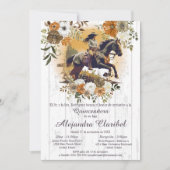 キンセ素朴ースペインのニエラミスカンス女性のカーボーイ 招待状 (正面)