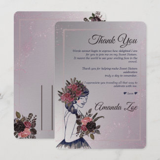 キンセ・アニョス 感謝カード 招待状