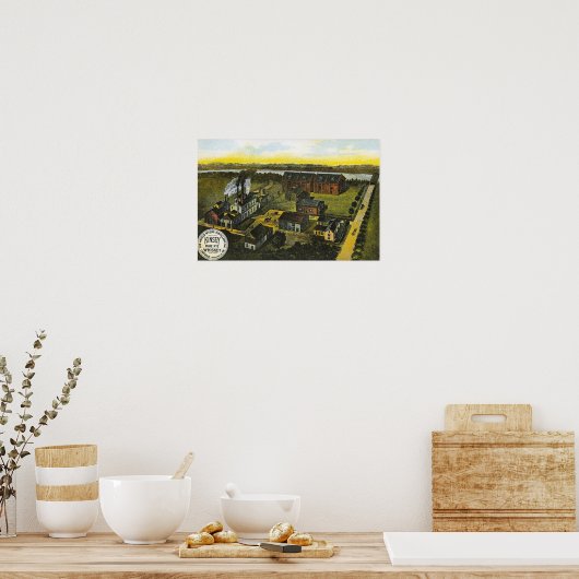 キンゼー蒸留所ウイスキーPA ポスター (キッチン)