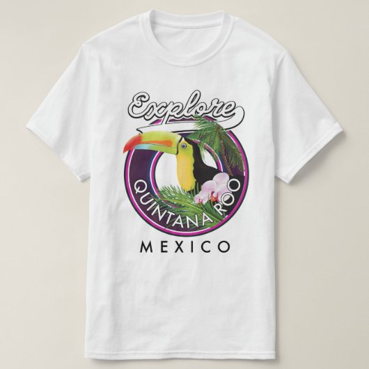 キンタナロオルボックスビーチメキシコ。 Tシャツ (デザイン正面)
