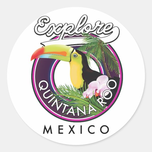 キンタナ・ロー ホルボックス ビーチ メキシコ ラウンドシール (正面)