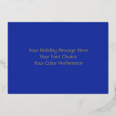 キンダスペーシー抽象芸術クリスマスツリー 箔シーズンカード (裏面)