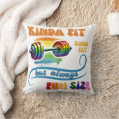 キンダフィットおもしろいフィットネスレインボー装飾用クッション クッション (ブランケット)