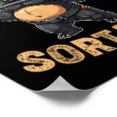 キンダフィットソルタファッおもしろいトジムベアウエイトリフティングW ポスター (角)