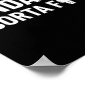 キンダフィットソルタファットジおもしろいムボディビルジム1 ポスター (角)