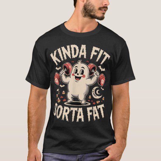 キンダフィットソルタファットジム幽霊 Tシャツ (正面)