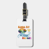キンダフィット金田ファットジムレインボーおもしろいラゲッジタグ ラゲッジタグ (正面縦)