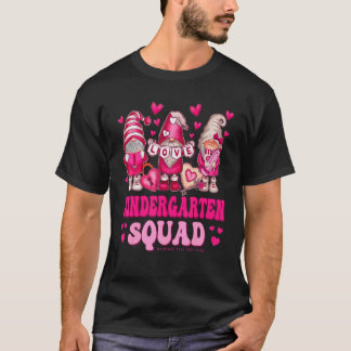 キンダーガーテンの先生スクワッド バレンタインのgnomes ホリデー tシャツ
