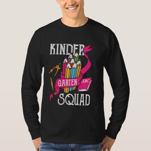 キンダーガーテンエビースカッド新学期 Tシャツ (正面)