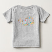 キンダーガーテン カティーズ - ABC アニマル フレンズ ベビーTシャツ (裏面)