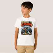 キンダーガーデンのモンスタートラックをぶっ壊すぜ Tシャツ (正面フル)