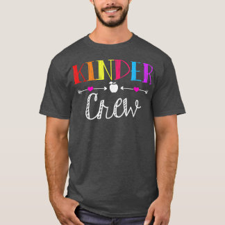 キンダークルー幼稚園先生新学期T- Tシャツ