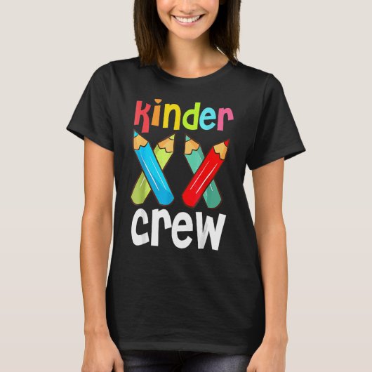 キンダークルー幼稚園先生1日目 Tシャツ (正面)
