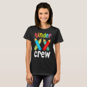 キンダークルー幼稚園先生1日目 Tシャツ (正面フル)