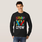 キンダークルー幼稚園先生1日目 Tシャツ (正面フル)