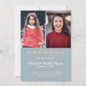 キンダーシニアフォト卒業パーティー招待状 招待状 (正面)