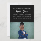 キンダー写真卒業パーティー 招待状 (裏面)