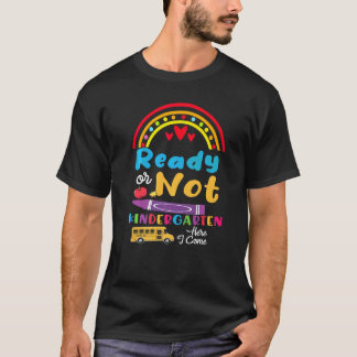 キンダー・クルー 幼稚園の先生 入学初日 Tシャツ
