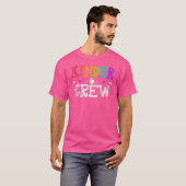 キンダー・クルー 幼稚園の先生 入学初日 Tシャツ (正面フル)