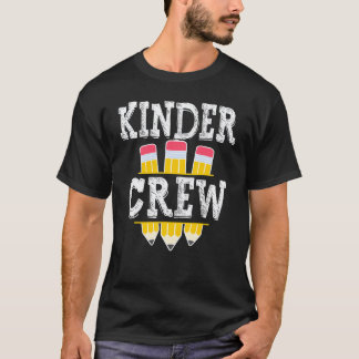 キンダー・クルー・楽しい幼稚園・先生・初登校 Tシャツ