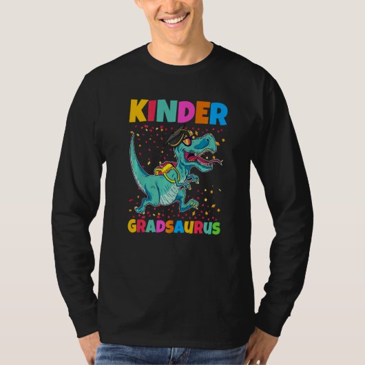 キンダー・グレードサウルス卒業 Tシャツ (正面)
