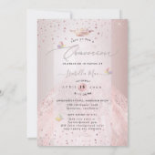 キンチアネラのブラウスグリッターのドレス　スイートピー 招待状 (裏面)