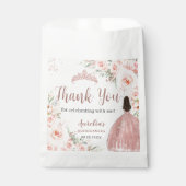 キンチアネラ 16 薔薇色 フラワー ローズゴールド プリンセス フェイバーバッグ (正面)