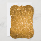 キンチェアニエラ 招待状 ゴールド グリッター (裏面)