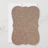 キンチェアネラ グリッター ゴールド バタフライ 15歳の誕生日 招待状 (裏面)