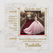 「キンチェアネラ・パーティー招待状」 招待状 (正面/裏面)