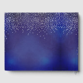 キンチェアネラ プリンセス グリッター ドレス 青 ゲストブック (裏面)