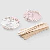 キンチェニェラさくらんぼ花バラ金ゴールドプログラム ハンドファン (組立なし)